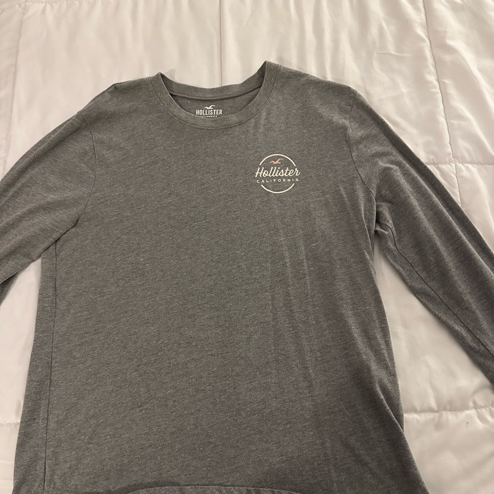 Hollister Women’s Grey Long Sleeve Shirt